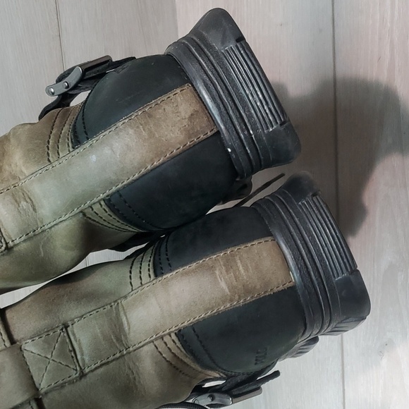 Polo by Ralph Lauren Mens Varick Leather High Top military boots shoes sz 10.5D - Picture 7 of 13